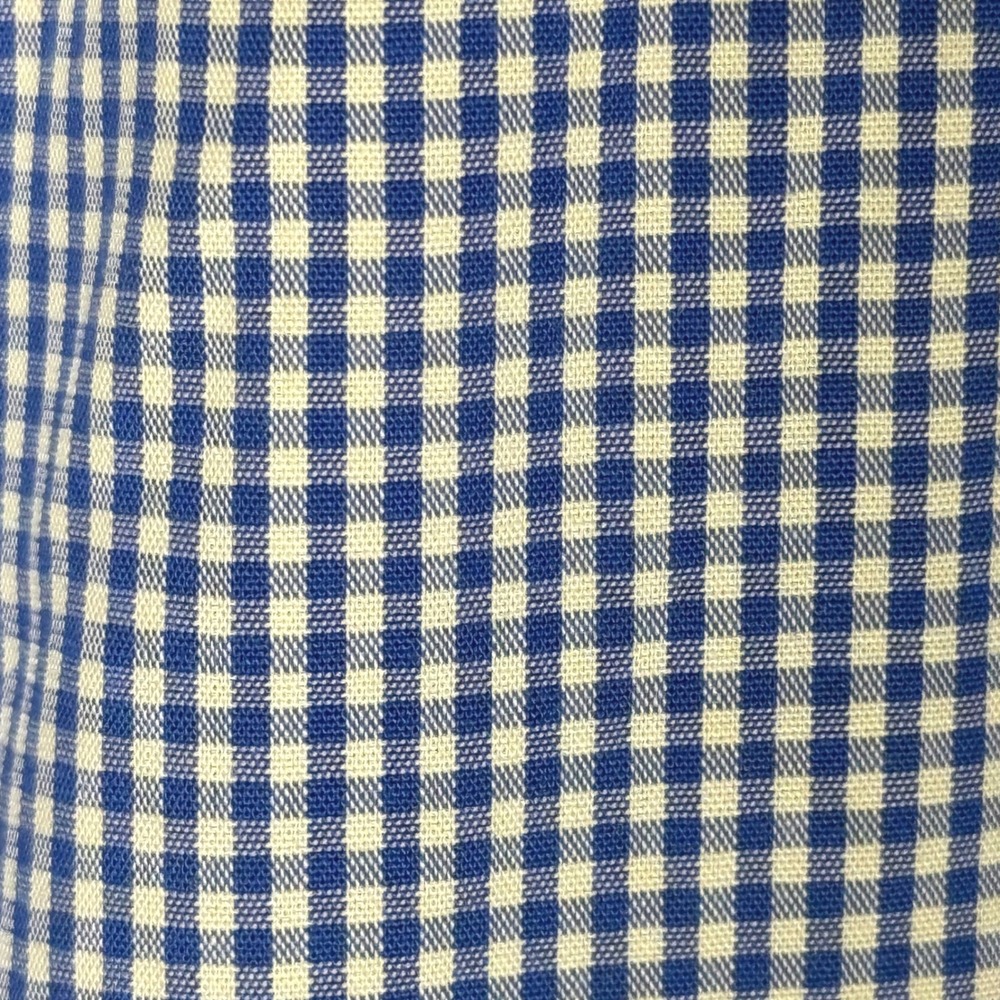 J.Crew Thompson Flex‎ Wrinkle Free Dress Shirt Large Blue Gingham Check Mens - Picture 7 of 10